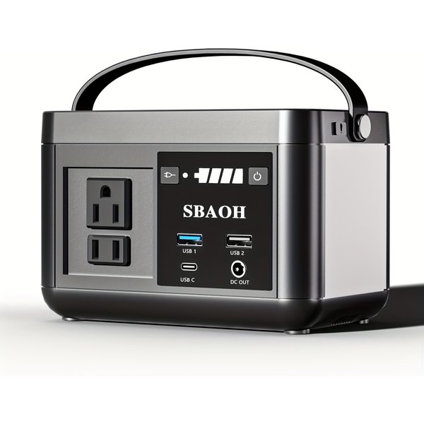 Portable Solar-Ready Power Station for Outdoor & Emergency Use