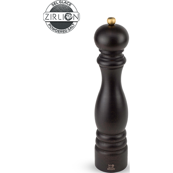 This chocolate-finished salt mill has panache and sophisticated elegance in abundance. It's a classy addition to the Paris range of salt and pepper mills that is already renowned for its charm and smooth performance. Paris