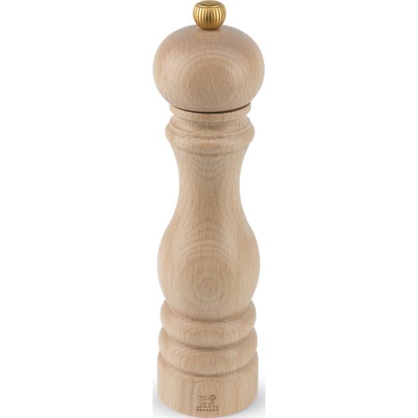 With a timeless emblematic Peugeot design, the Paris 22 cm natural wood pepper mill will be your everyday companion as you season all your culinary creations. Paris