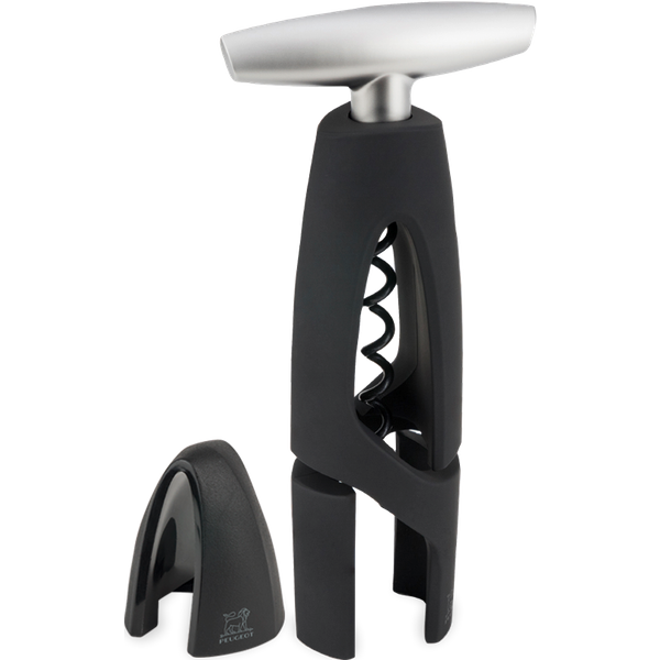 The black Peugeot Altar opens any bottle, effortlessly. The secret of this corkscrew: its continuous screw mechanism, making for easy and intuitive use. Altar