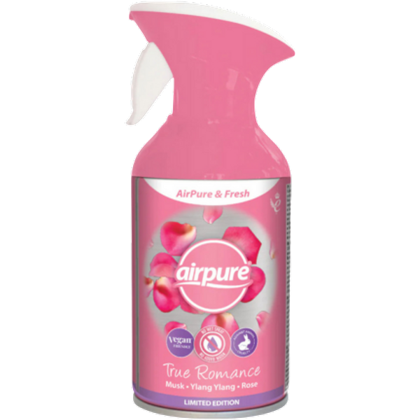 Airpure & Fresh True Romance Air Freshener Spray – 250ml