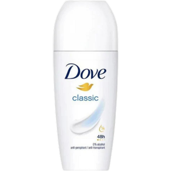 Dove Classic Antitraspirante Roll-On – 50 ml