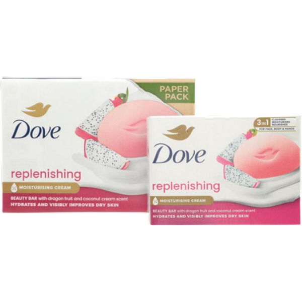 Dove Dragon Fruit Saponetta Cremosa 90 g - 2 Pezzi