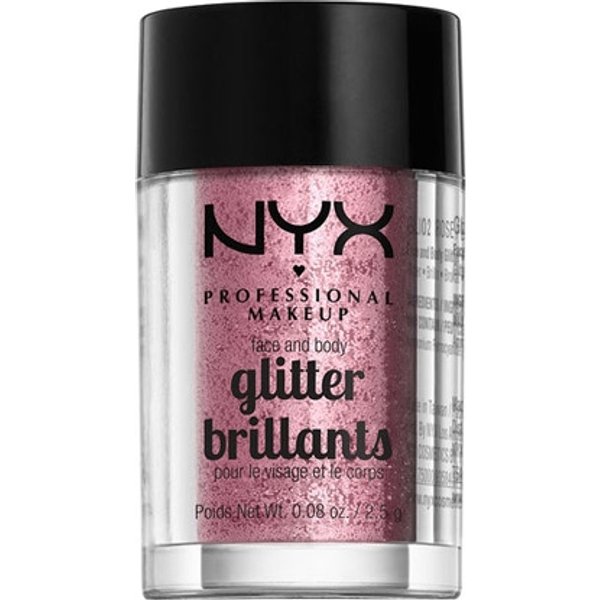 NYX Glitter per viso e corpo - Rosa GLI02