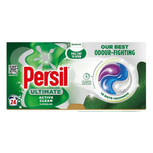 Persil Ultimate Active Clean Capsule Detergenti per Bucato - 24 Pezzi