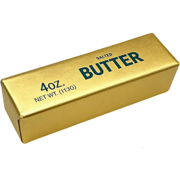 Squeeze Butter Gold Edition Squishy Toy – 14 × 4 × 4 cm – 113 g