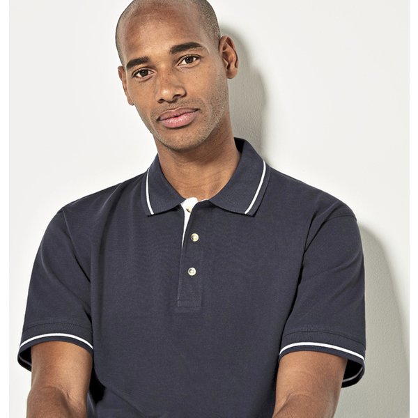 Kontrast Poloshirt Premium