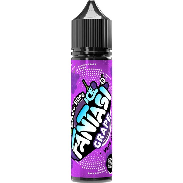 Grape Ice 50/50 E Liquid Fantasi - 3mg - Salt Nicotine - 60ml