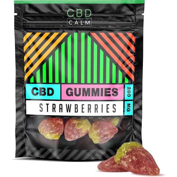 CBD Calm 280mg Strawberries Gummies Grab Bag