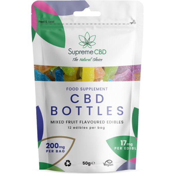 Supreme CBD - 200mg Assorted Gummy Bottles