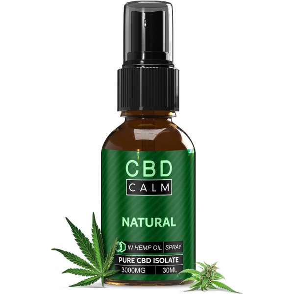 Natural Isolate Hemp CBD Oil Oral Spray | CBD Calm