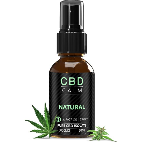 Natural CBD Isolate With MCT Oil Oral Spray | CBD Calm