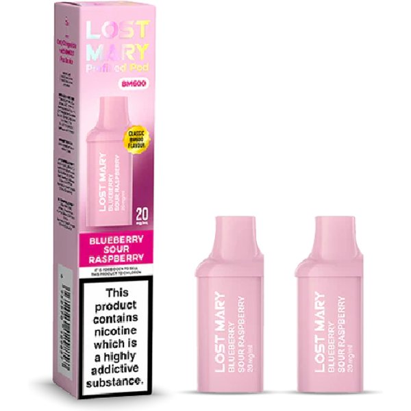 Lost Mary BM600 Prefilled Pods-Blueberry Sour Raspberry