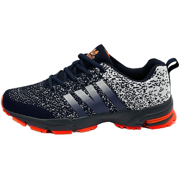 Sportschuhe Turnschuhe Laufschuhe Navy-Grau 40