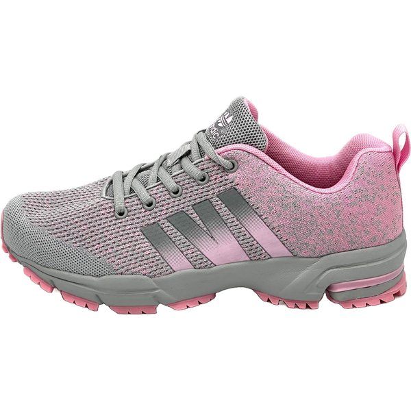 Sportschuhe Turnschuhe Laufschuhe Grau-Pink 41