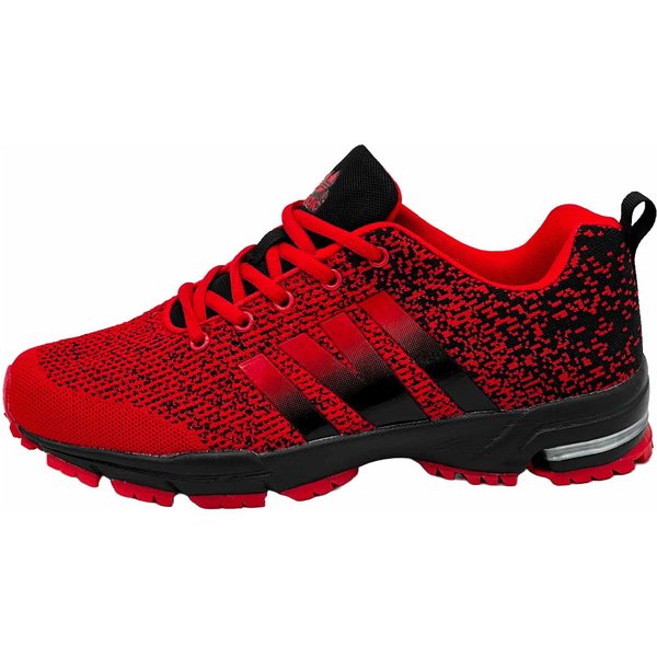 Sportschuhe Turnschuhe Laufschuhe Rot-Schwarz 37