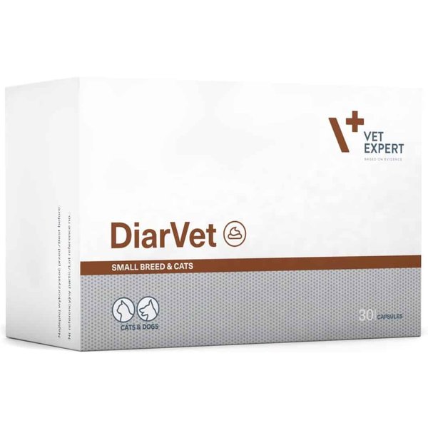 Durchfall bei Hund & Katze – DiarVet – Kleine Hunderassen & Katzen 30 Twist-Off Kapseln
