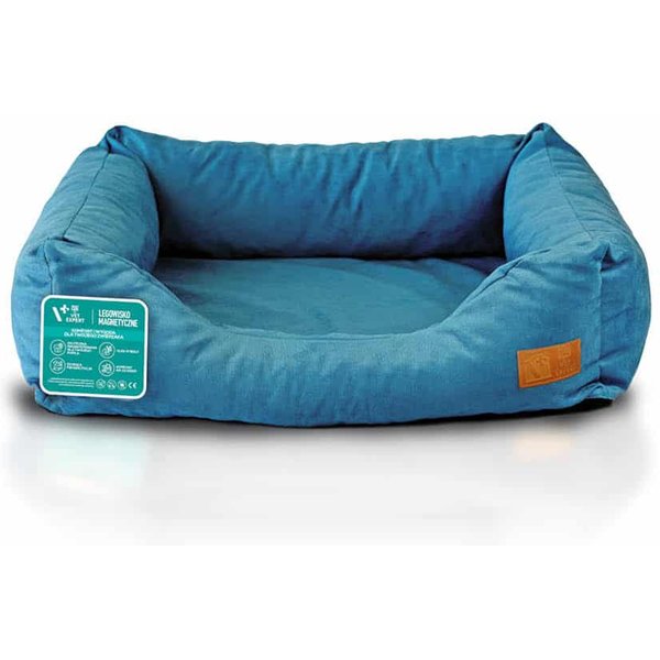 Orthopädisches Hundebett – MagnetiCare – SOFA Größe M (75x65 cm) Türkis