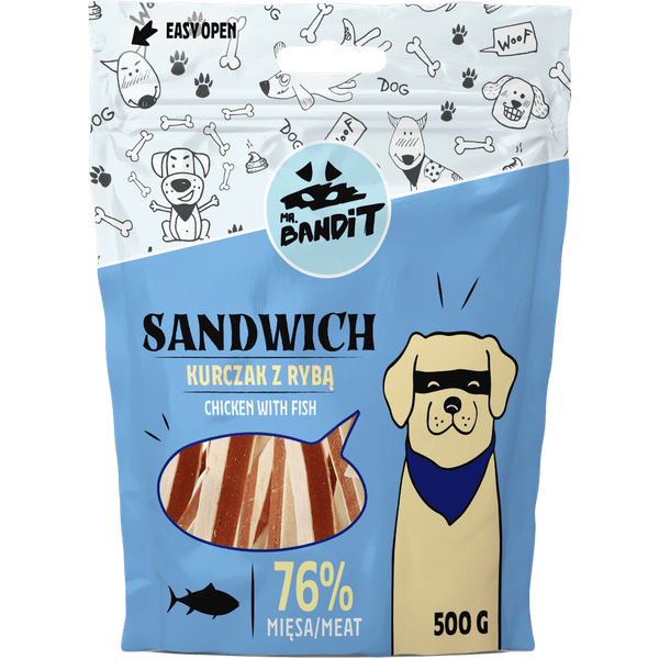 Mr. Bandit SANDWICH Huhn mit Fisch