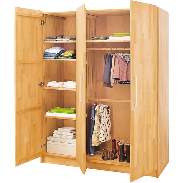 Pinolino Kleiderschrank Natura groß 3-türig