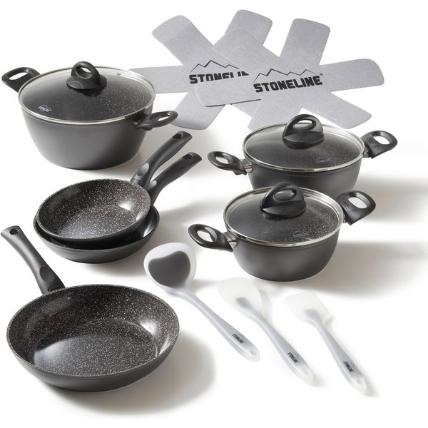 STONELINE® STONELINE CERAMIC Kochgeschirr-Set 14-teilig 18/20/24 | mit Deckeln