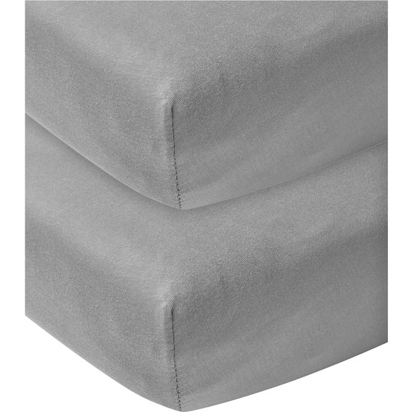 Meyco Baby 2er-Pack Jersey-Spannbetttücher 50x90 cm