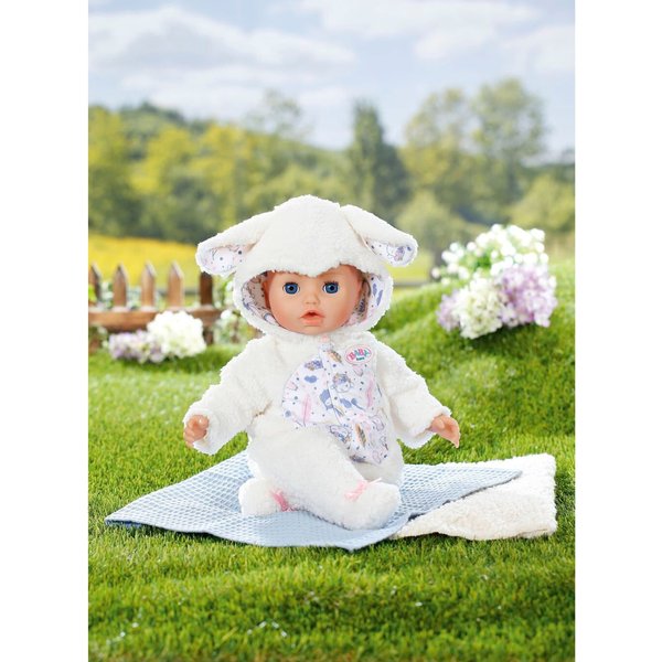 Puppen Outfit Schäfchenanzug 43 cm