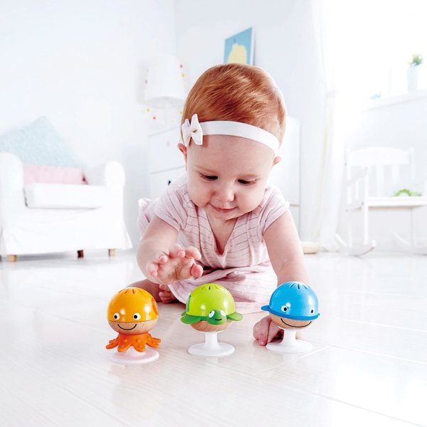 Hape Rassel-Set Meerestiere mit Saugnapf