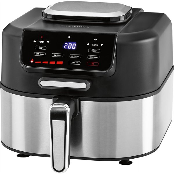 GOURMETmaxx Grill-Heißluftfritteuse „2 in 1“