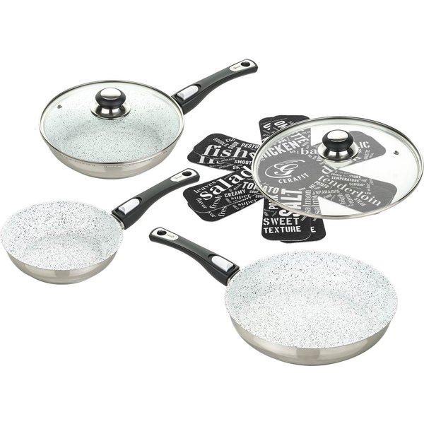 Pfannen-Set Cerafit Mont-Blanc, 7-teilig
