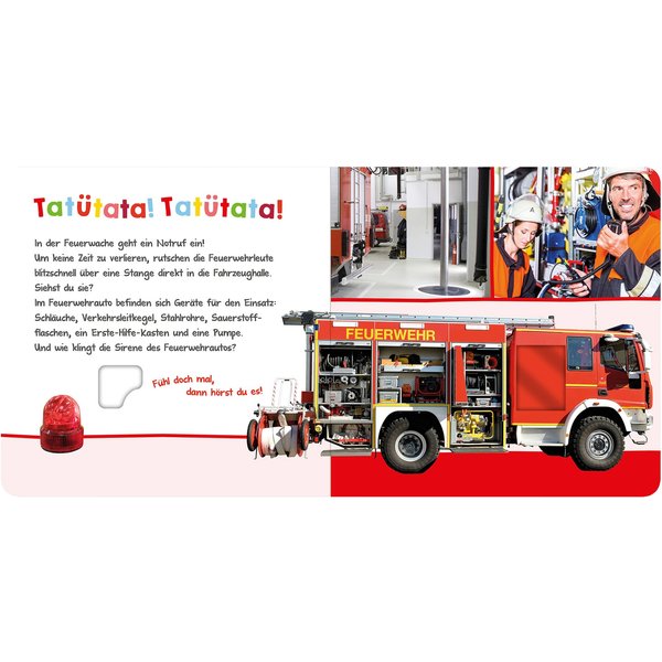 Arsedition Soundbuch Hör mal rein, wer kann das sein? - Bei der Feuerwehr