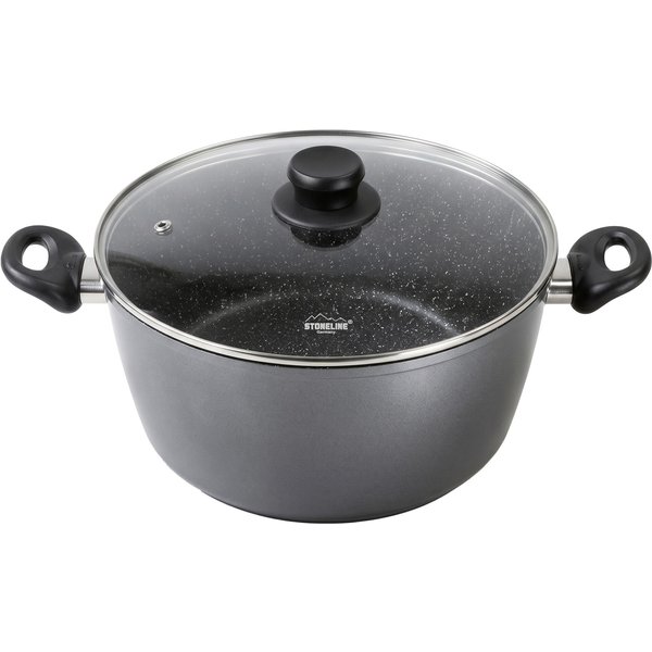 STONELINE® STONELINE Kochtopf 32 cm 10,6 l Aluminiumguss | mit Deckel