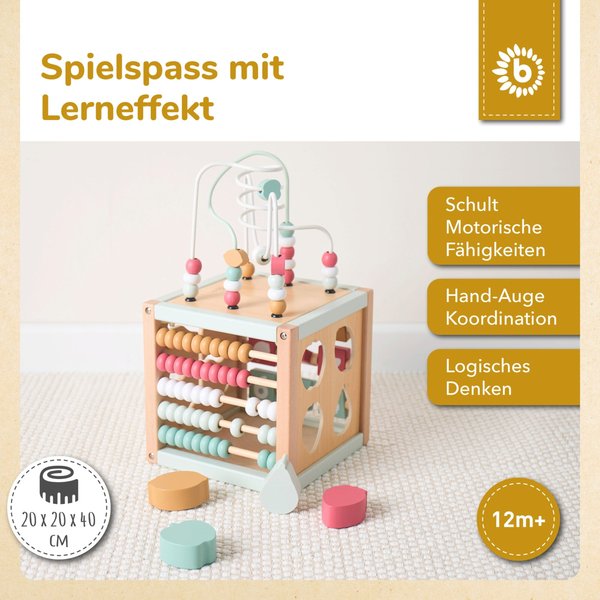 Bieco Motorikwürfel Berry - ab 12 Monate