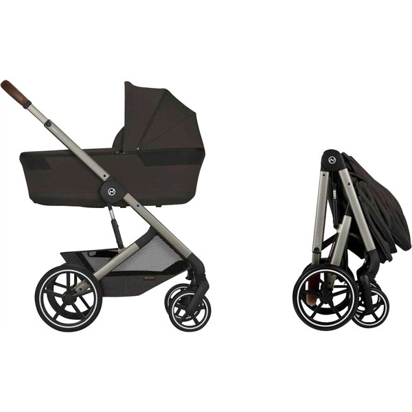 Cybex Gold Kombikinderwagen BALIOS S LUX inkl. faltbarer Wanne braun