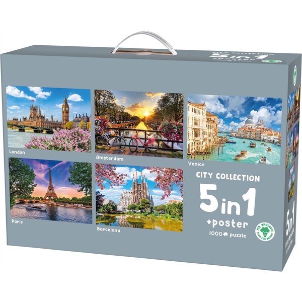 Puzzle-Box, 5 Puzzles je 1000 Teile