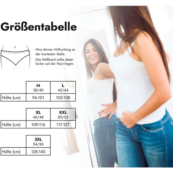 HYDAS® High-waist Slip mit Saugeinlage