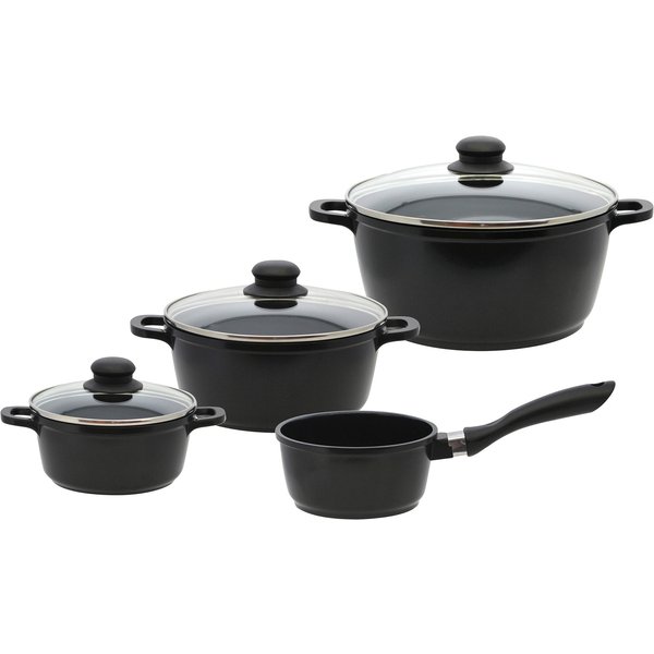 Basic Topfset "Black Cast ELO Dur Edition", 7-teilig