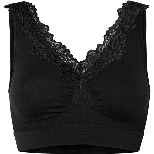Soft-BH mit Spitze „Elegant“, Größe: M, schwarz