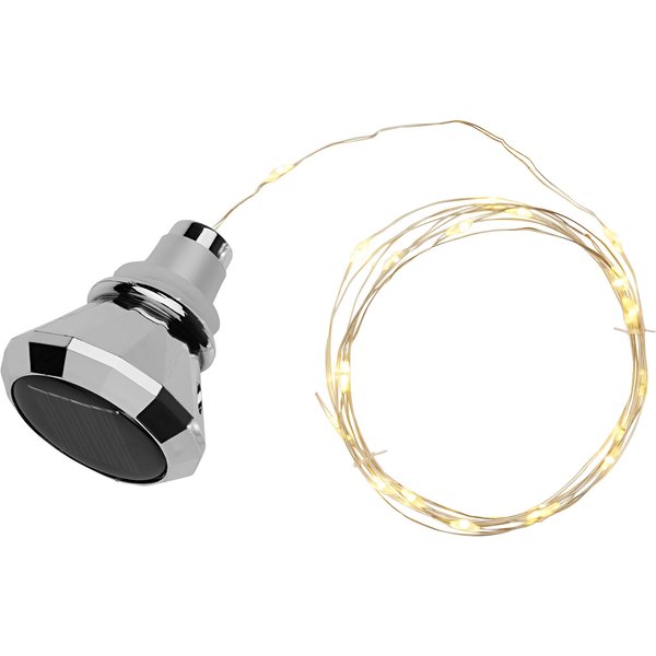 LED-Solar-Flaschenlicht "Diamant"