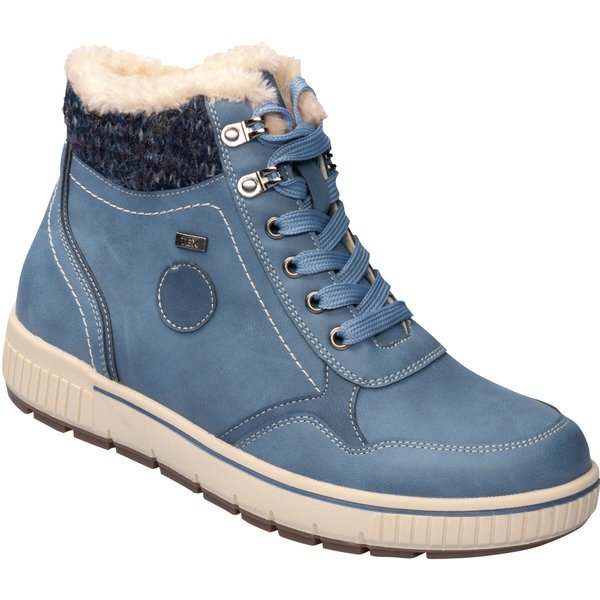 Kuschel-Knöchel-Sneaker „Karin“, Größe: 41, blau