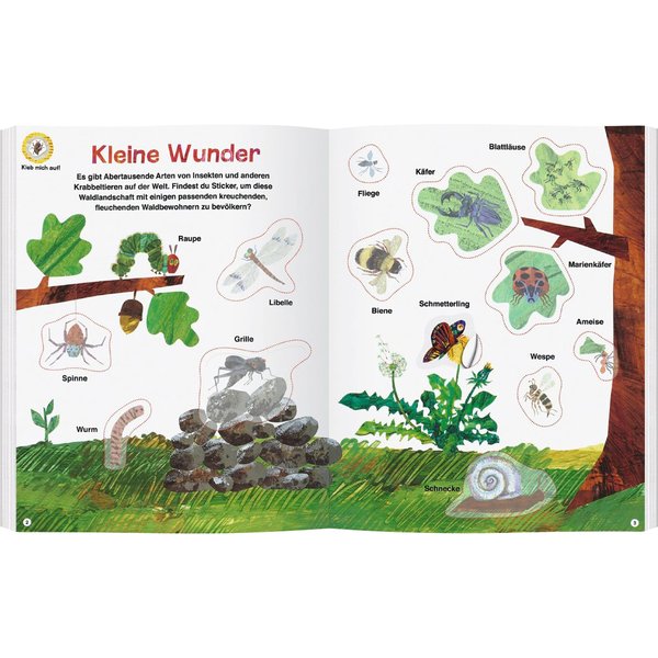 Gerstenberg Verlag Die Kleine Raupe Nimmersatt Mein Buch der Krabbeltiere - Die kleine Raupe Nimmersatt