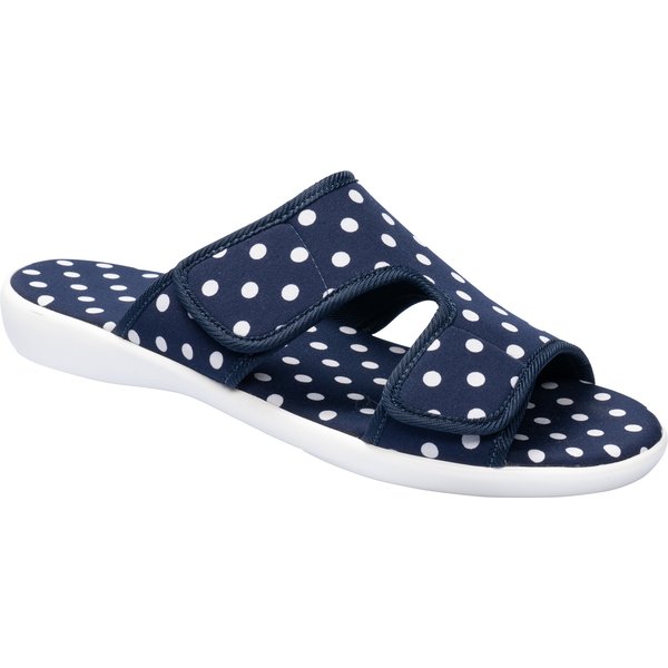 wonderwalk Doppelklett-Pantolette „Punkte“