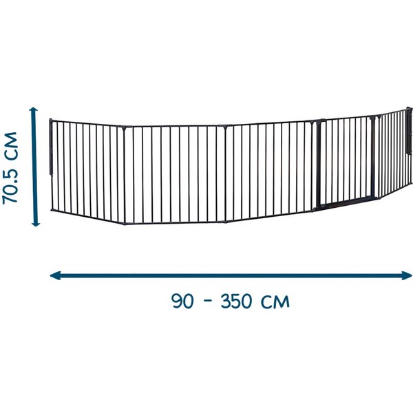 Baby Dan Schutzgitter Flex XXL 90-360 cm