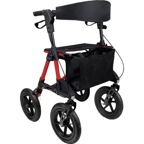 Aluminium Outdoor-Rollator mit Luftbereifung - AT51031