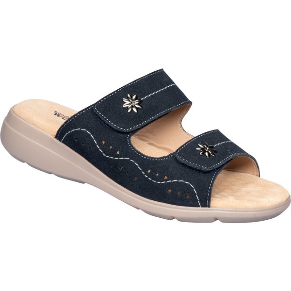 wonderwalk Leder-Komfortpantolette "Lisa"