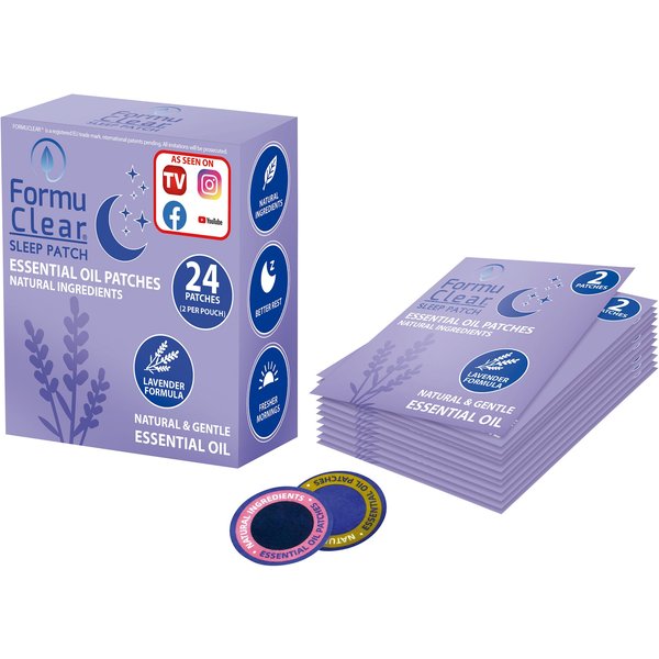 Lavendel-Patches, 24 Stück