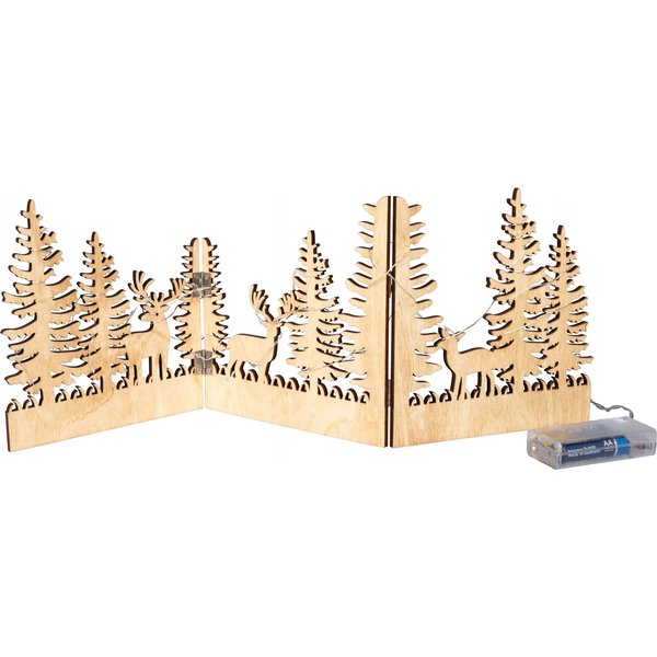 LED-Holzaufsteller „faltbar“