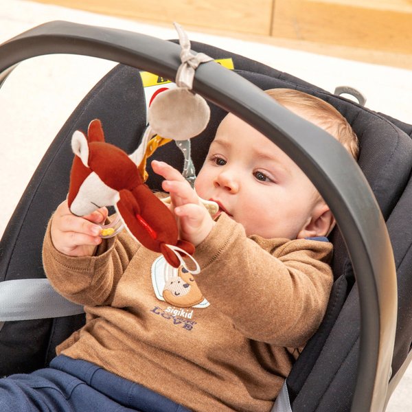 Sigikid Babyschalenanhänger Fuchs Yellow