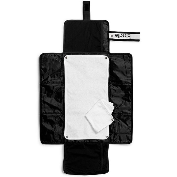 Elodie Tragbares Wickelpolster Wickelauflage - Off Black