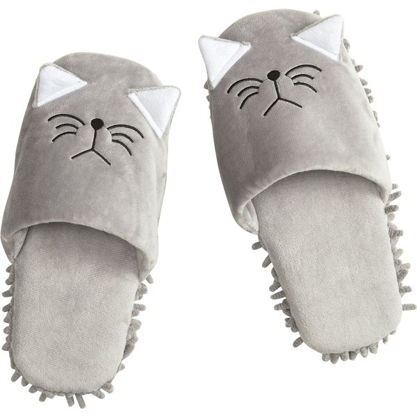 Putzpantoffeln „Katze“, 1 Paar